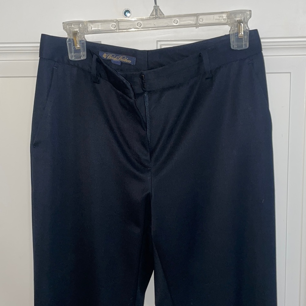 Brooks Brothers fitted straight leg trousers NAVY size 4